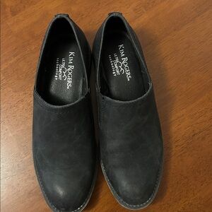 Kim Rogers Charcoal Slip-On Loafers